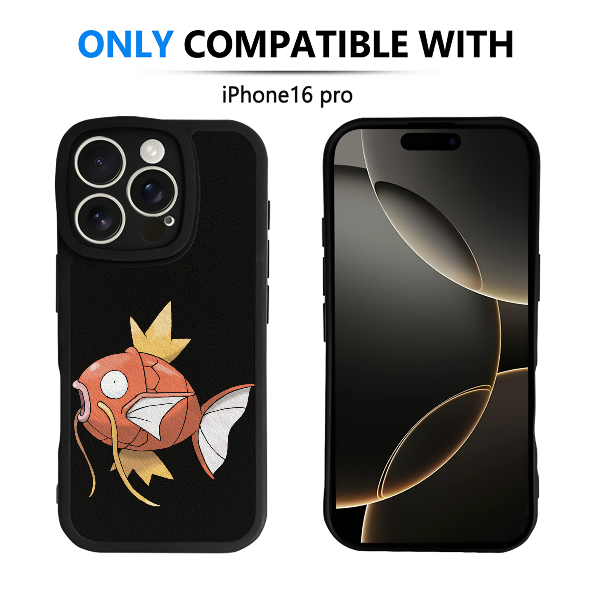 （画像用） ポケットモンスター Pokémon 【iPhone 16シリーズ対応】シリコンスマホケース（レザー調） 材質：シリコン